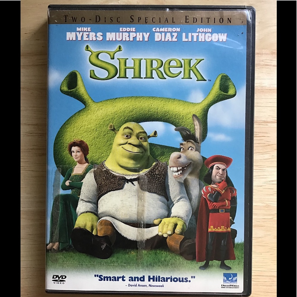 SHREK Two Disc Dreamworks Special Edition DVD Kids Childrens Movie